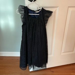 H&M Girls Black Sparkle Dress